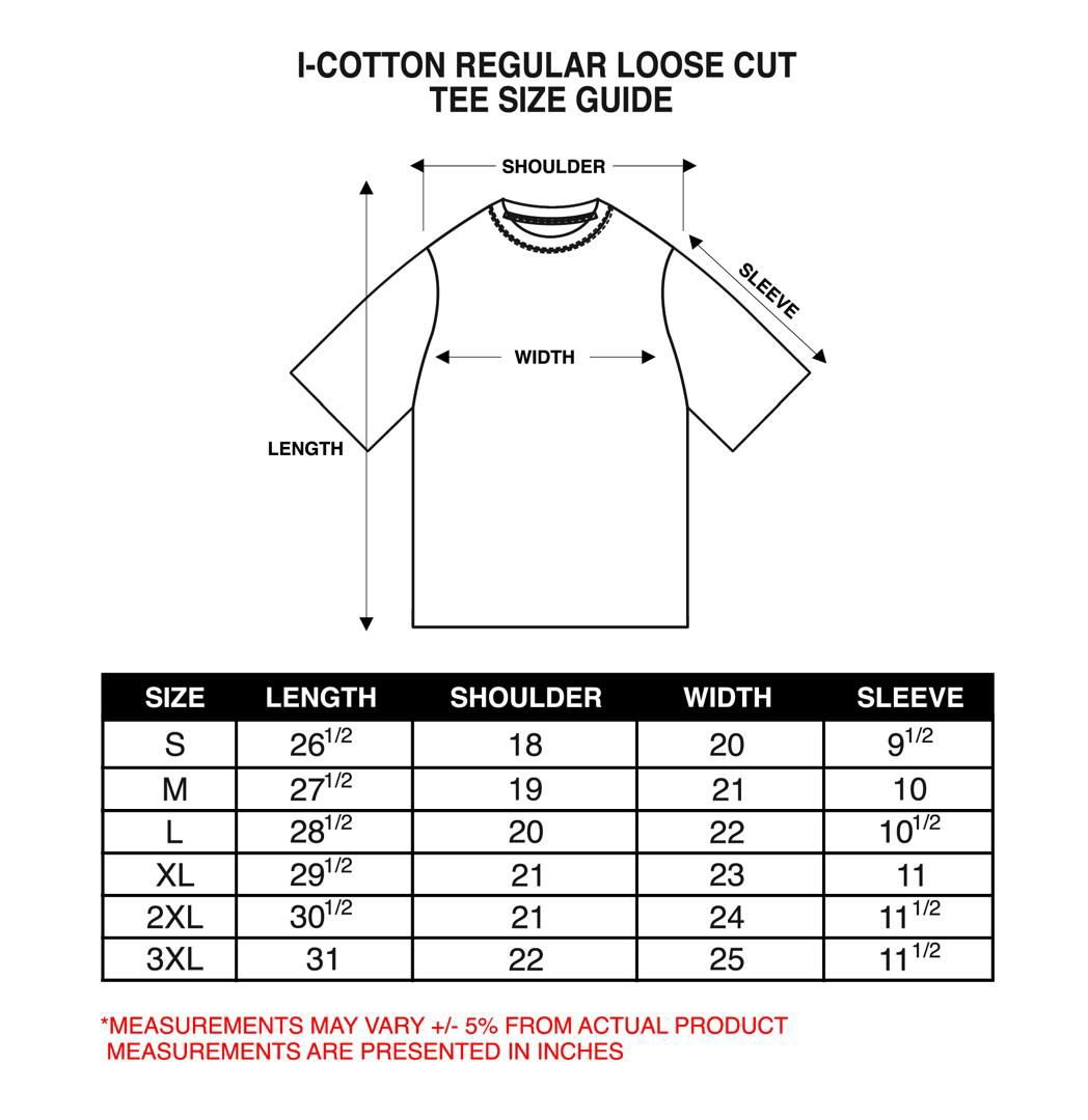 Fawster Black Regular Loose T-Shirt